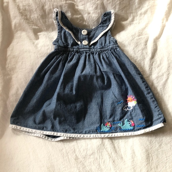 gymboree denim dress